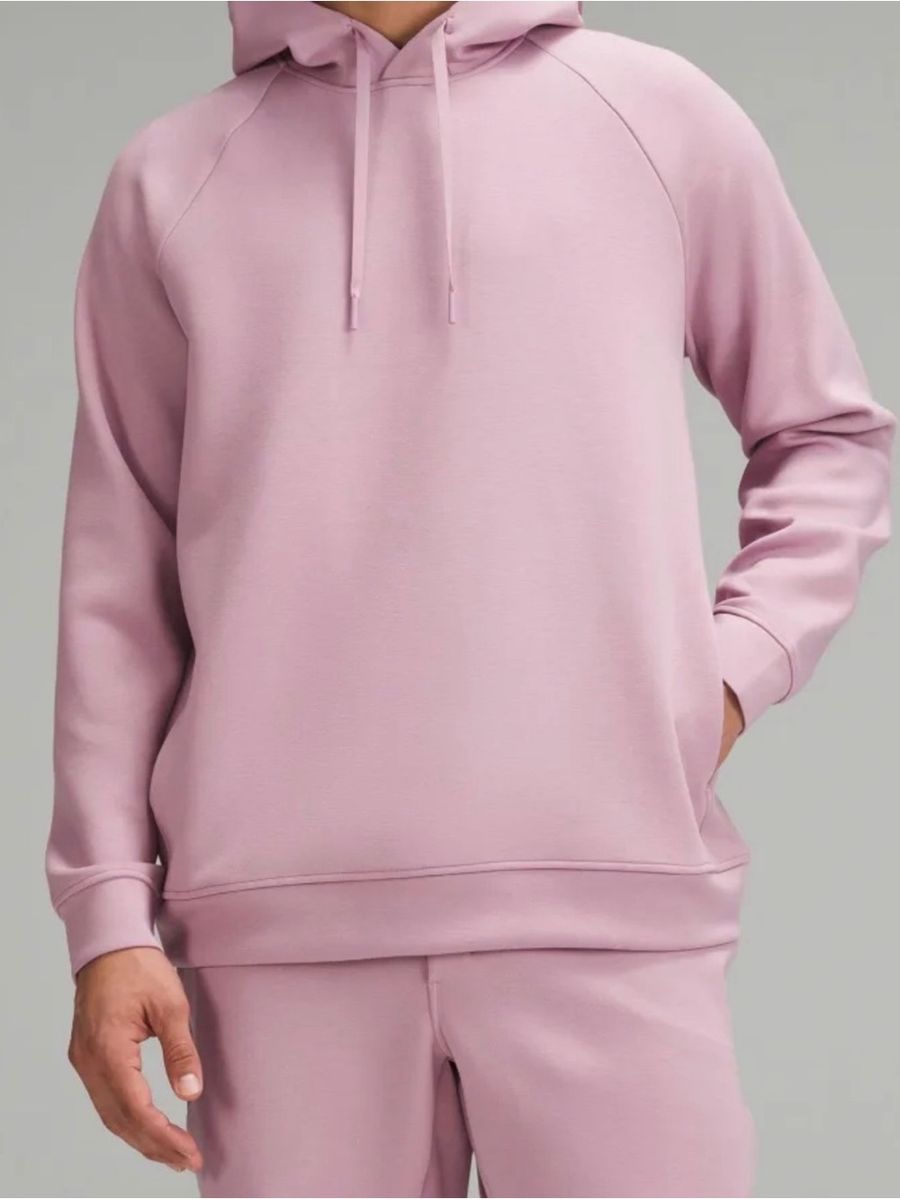 Lululemon Smooth Spacer Classic-Fit Pullover Hoodie Rose Blush Medium